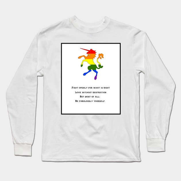 Fight Openly Long Sleeve T-Shirt by Kizanth